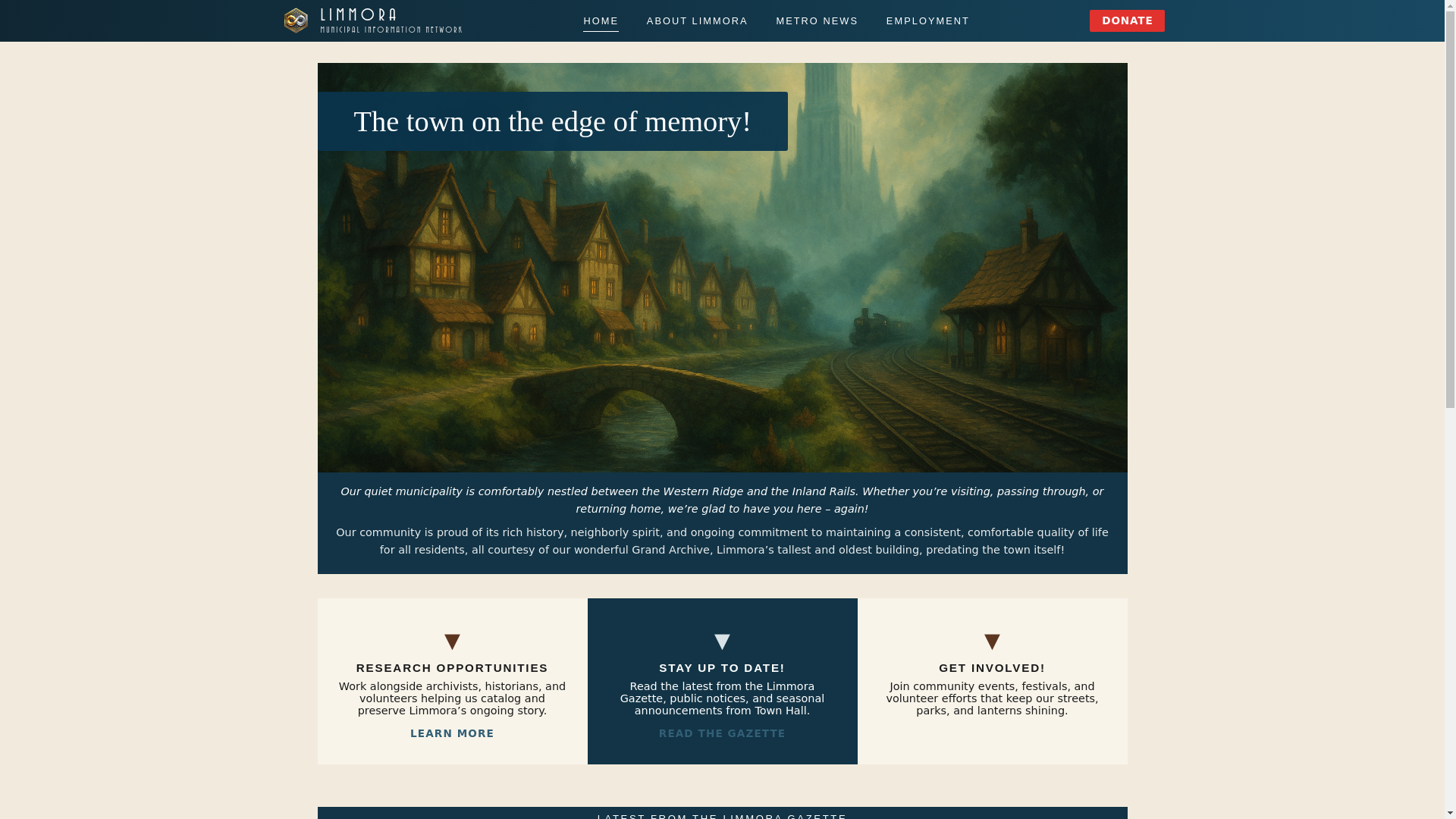 website screenshot of https://limmora.org/