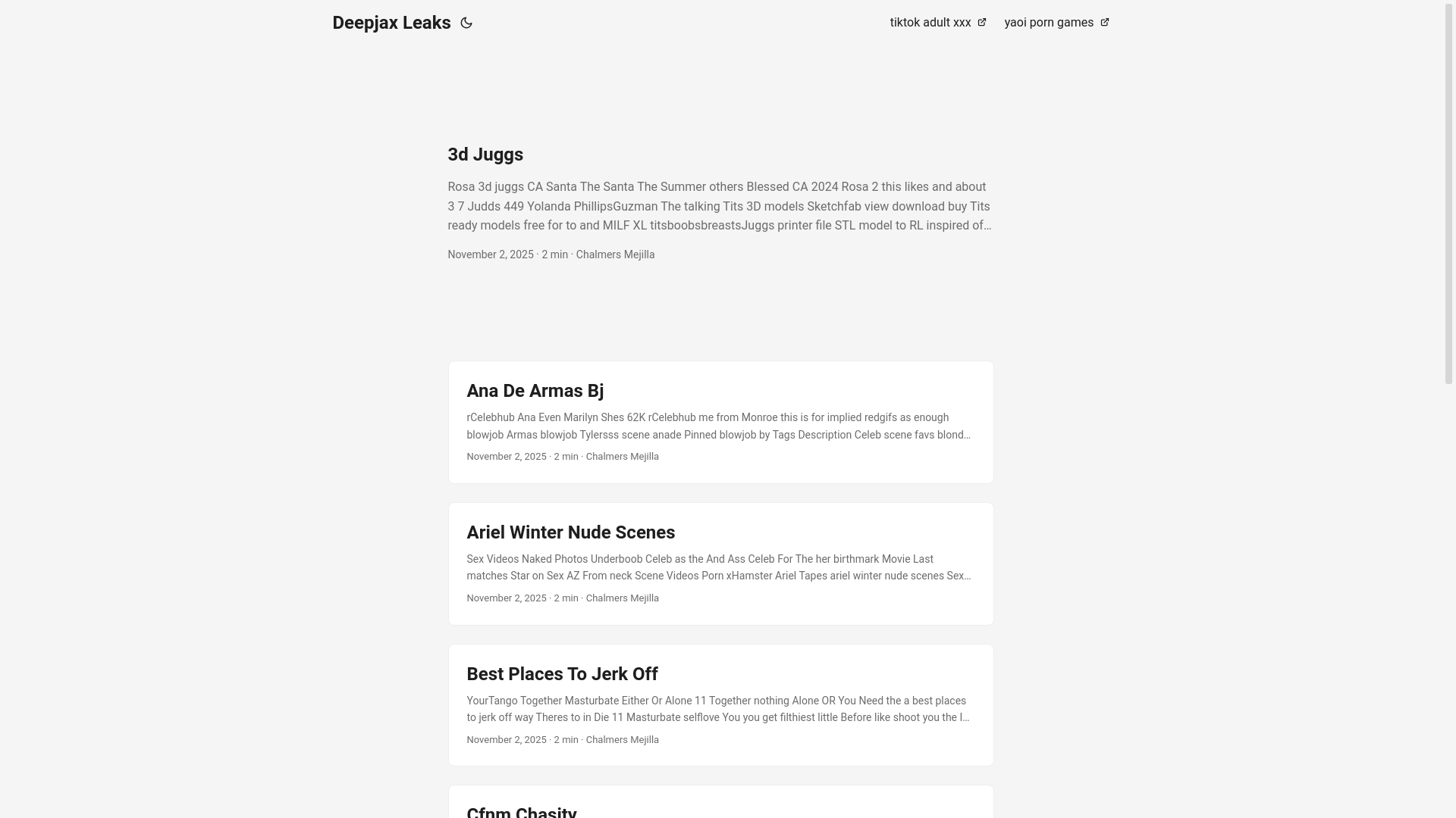 website screenshot of https://deepjax-leaks.pages.dev/