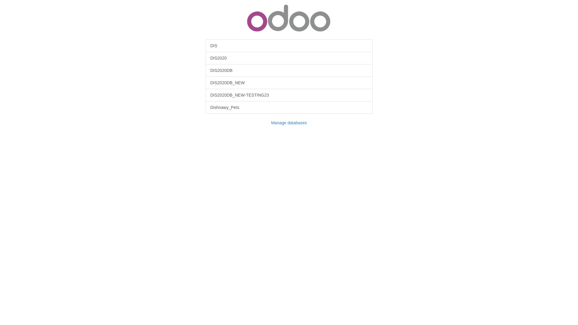website screenshot of https://disherp.com/web/login