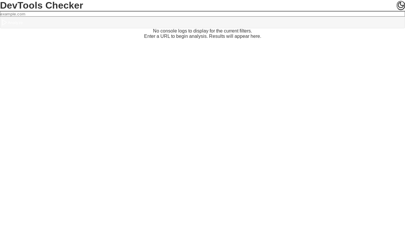 website screenshot of https://devtools-checker-1.pages.dev/