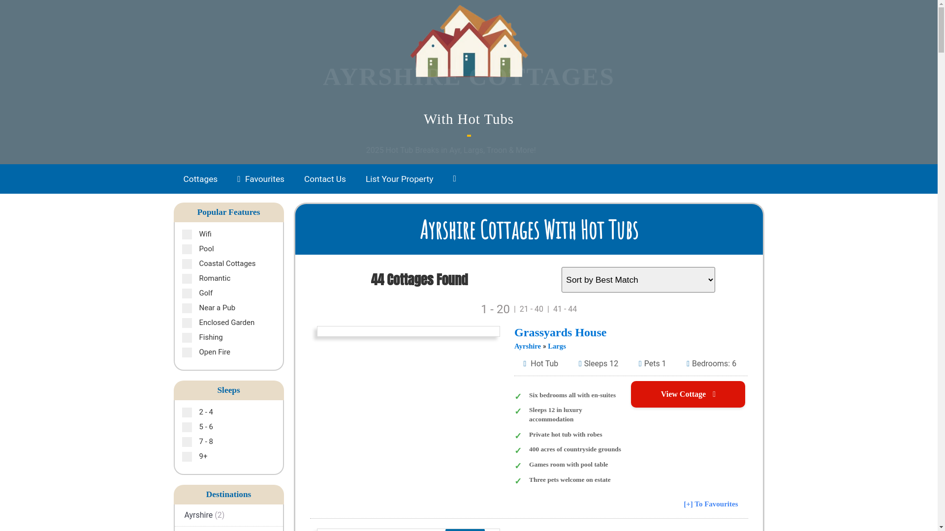 website screenshot of https://windermerecottageretreats.co.uk/
