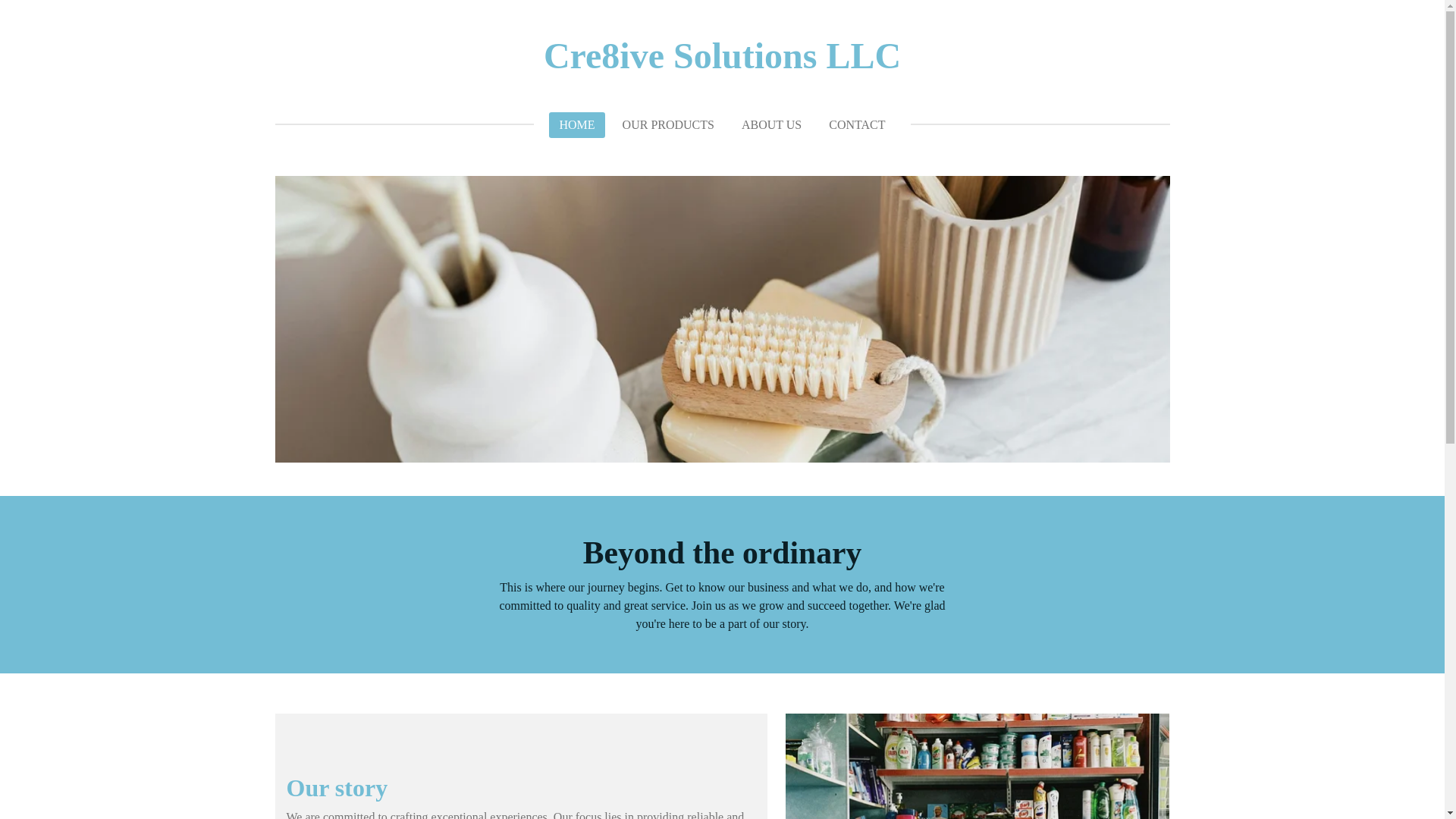 website screenshot of https://cre8ive-solutionsllc.com/