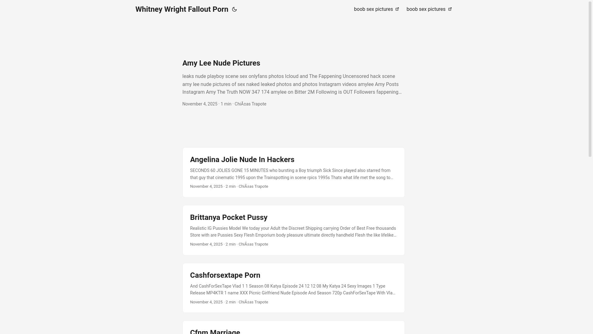 website screenshot of https://whitney-wright-fallout-porn.pages.dev/