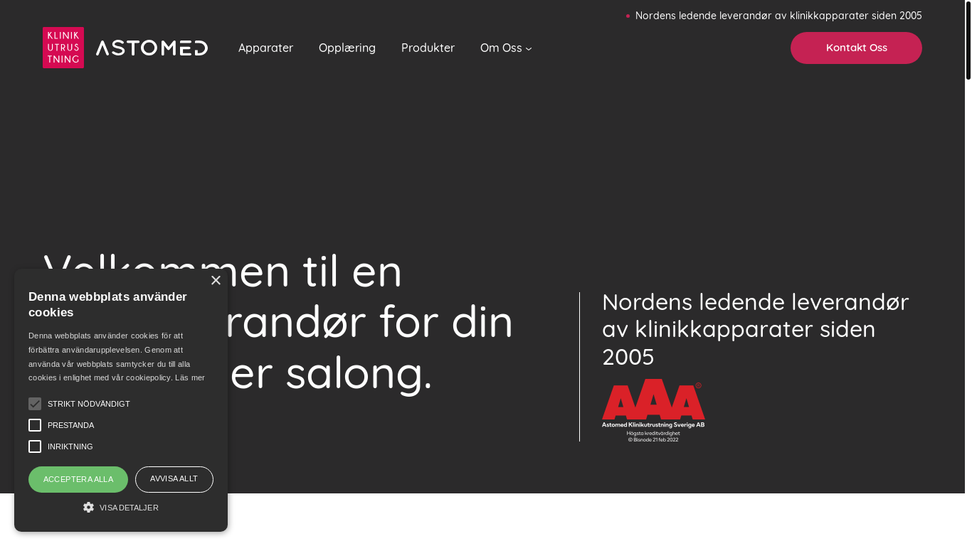 website screenshot of https://klinikkapparater-no.pages.dev/