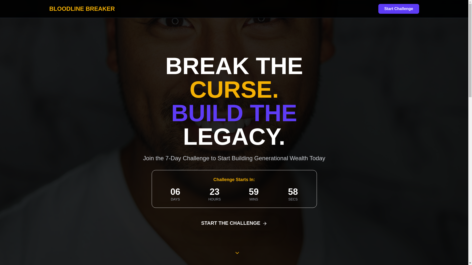website screenshot of https://bloodlinebreaker.net/