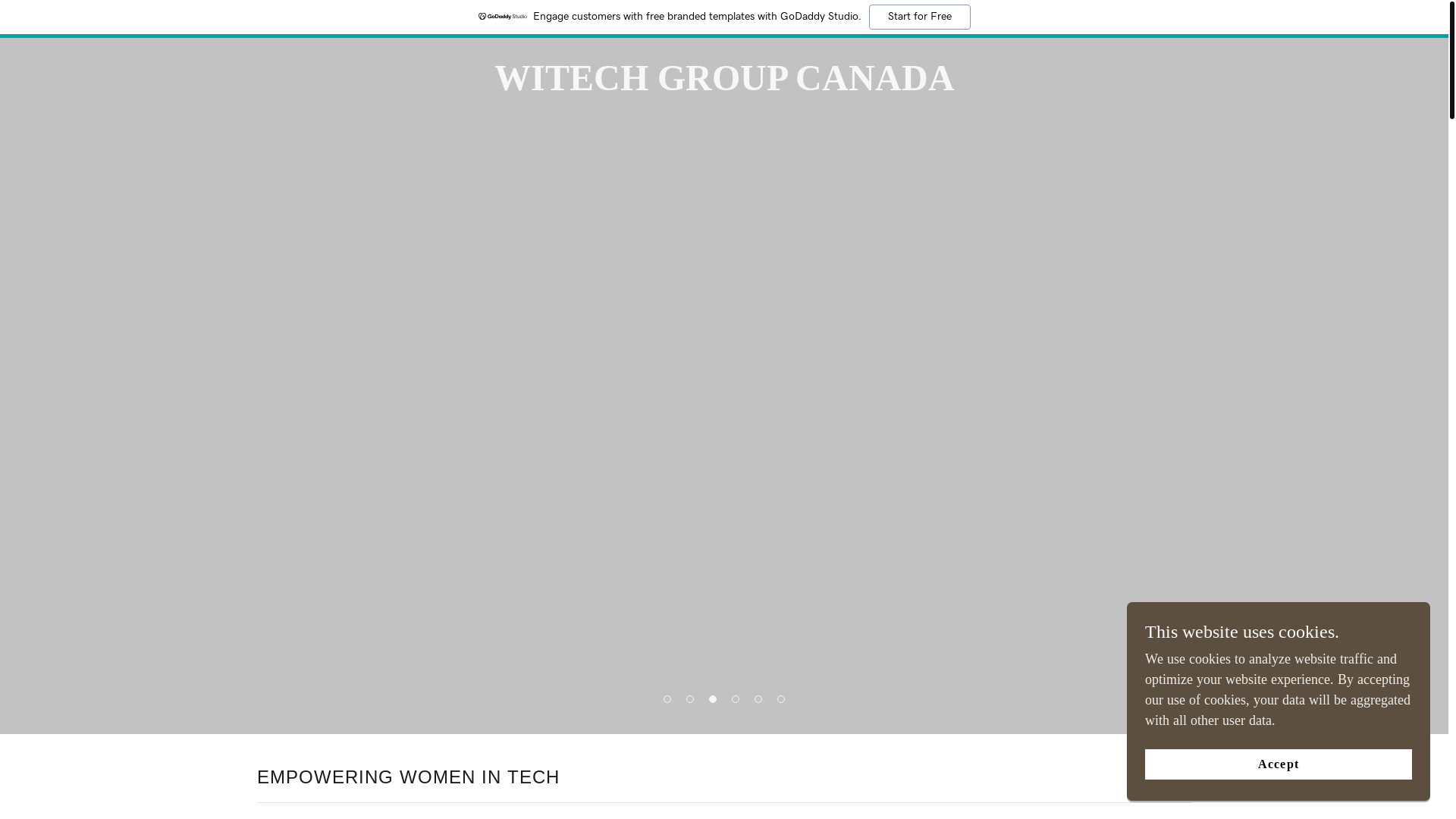 website screenshot of https://witechcanada.com/