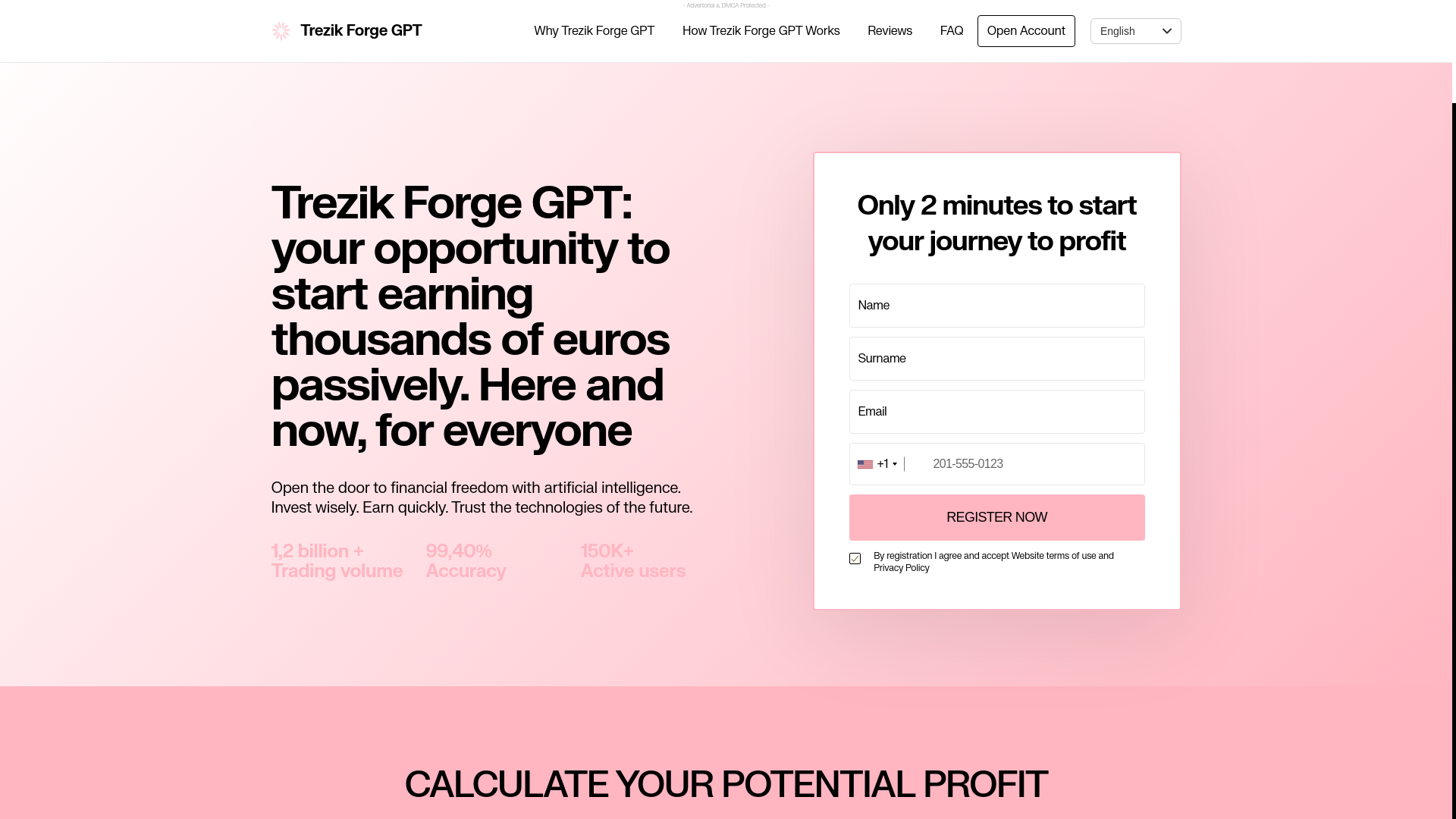 website screenshot of https://trezikforge-gpt.pages.dev/