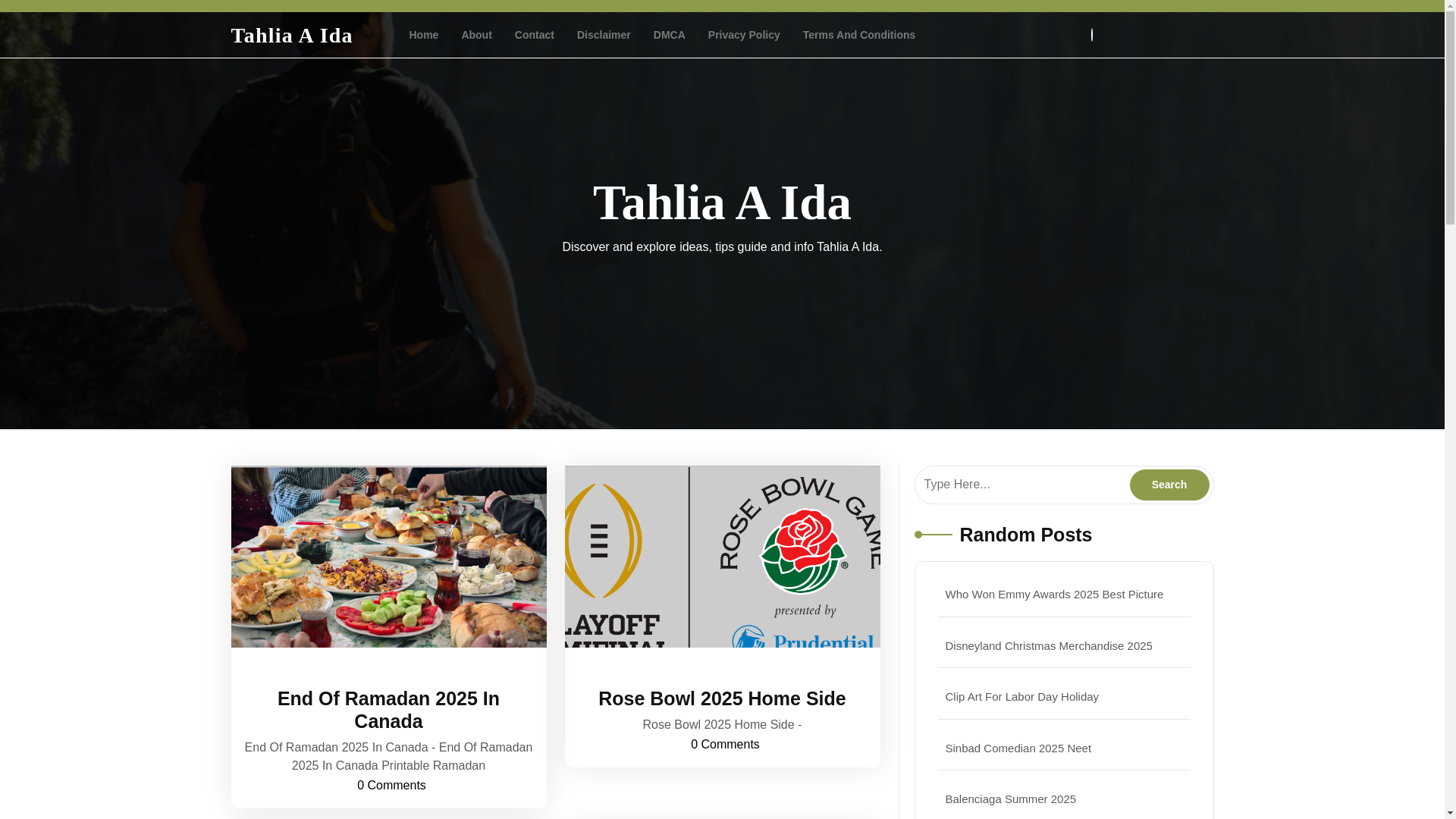 website screenshot of https://tahliaaida.pages.dev/
