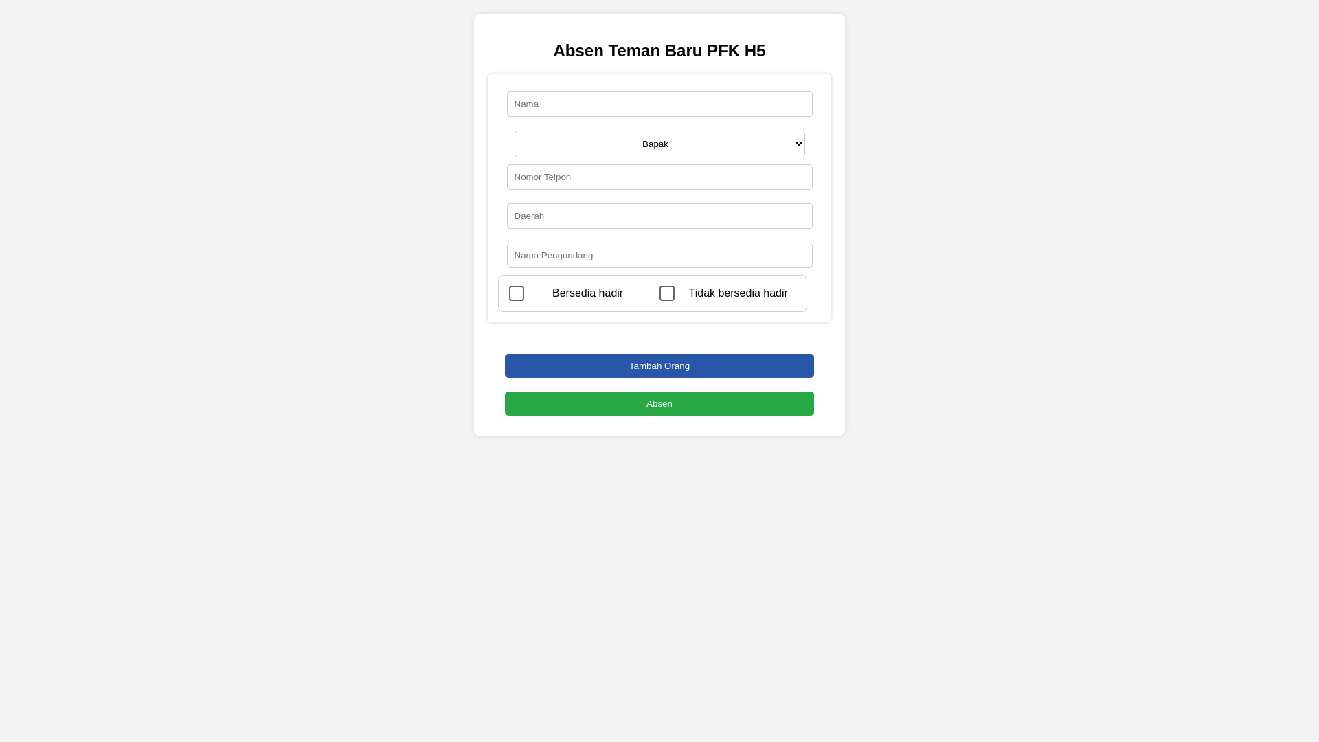 website screenshot of https://absen-pfk-h5-teman-baru.pages.dev/