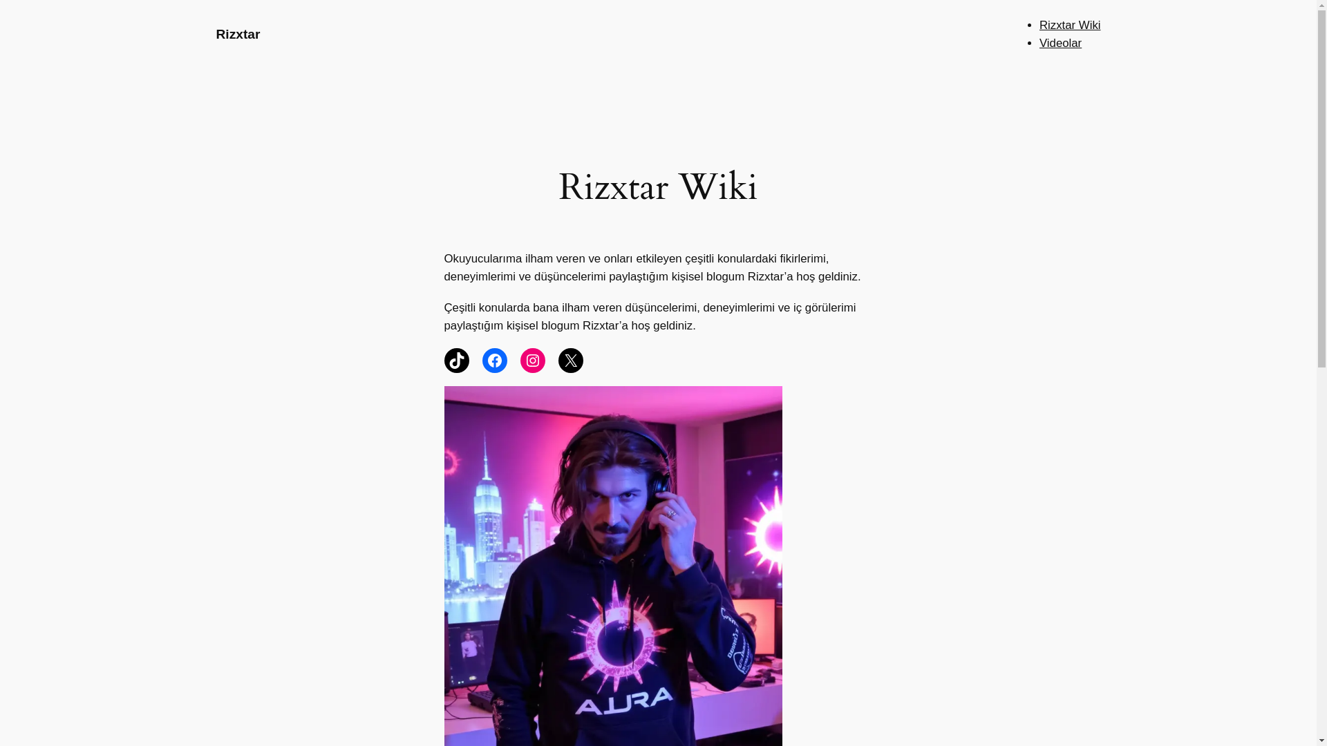 website screenshot of https://rizxtar.cc/