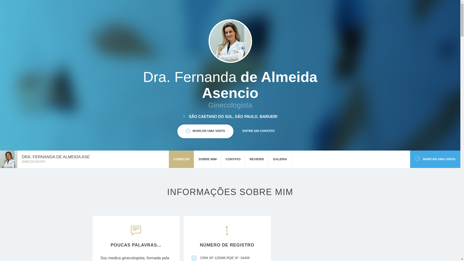 website screenshot of https://fernandaasencio.com/