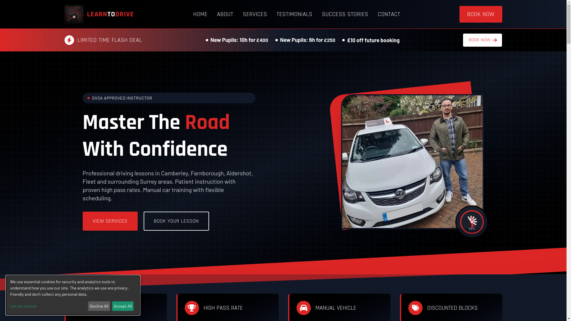 website screenshot of https://client-jolearntodrive-website.pages.dev/