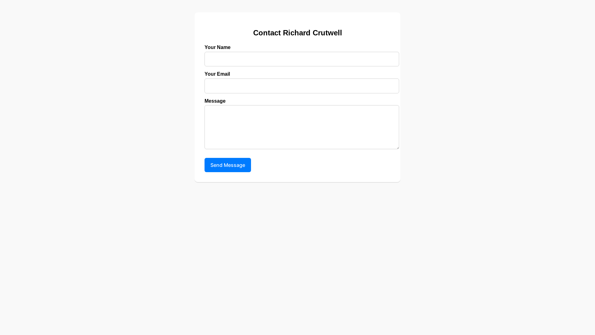 website screenshot of https://richardcrutwell.com/