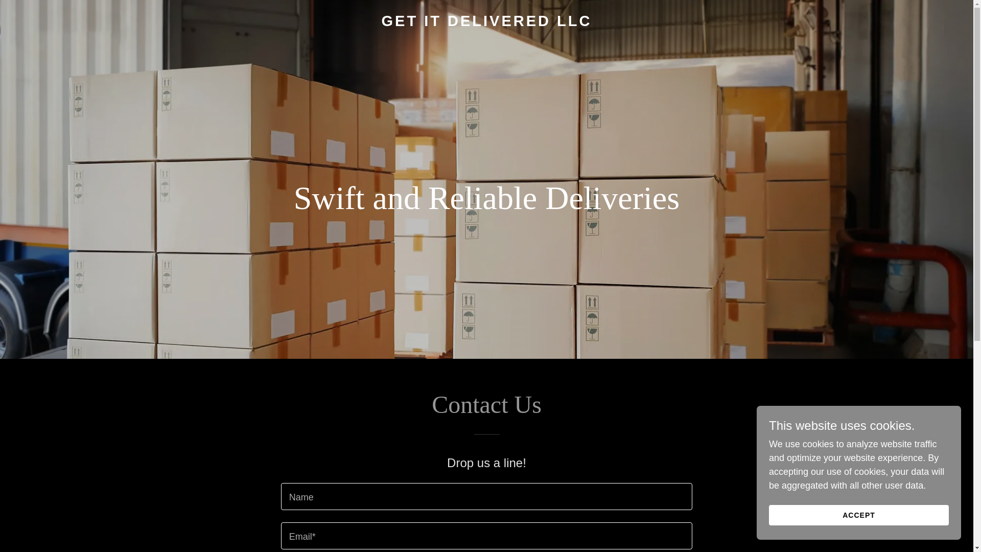 website screenshot of https://getitdeliveredllc.com/