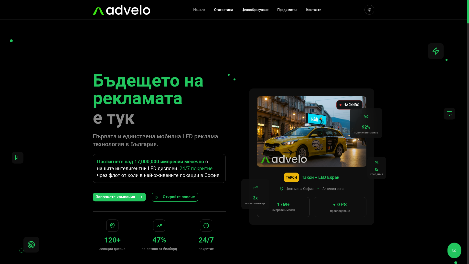 website screenshot of https://advelo-site.pages.dev/