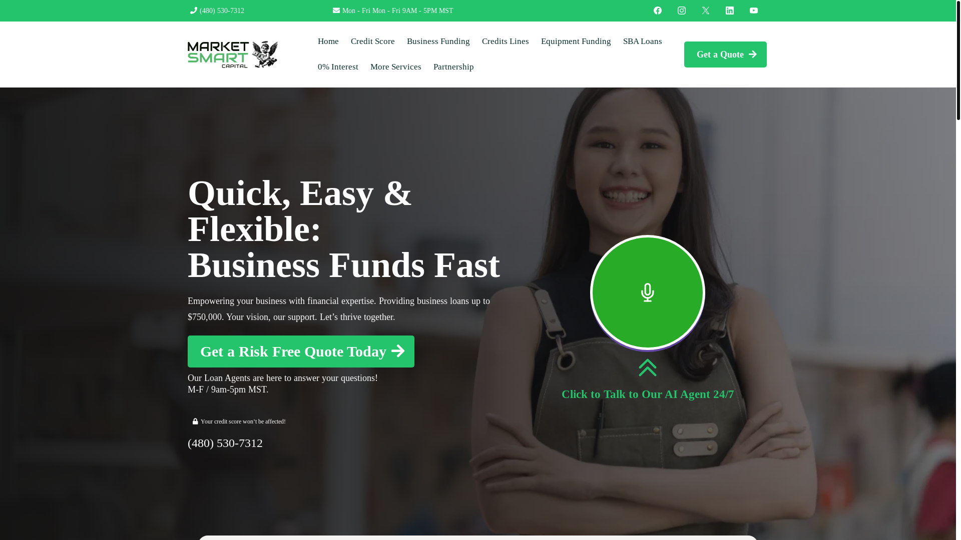website screenshot of https://marketsmartfusion.info/