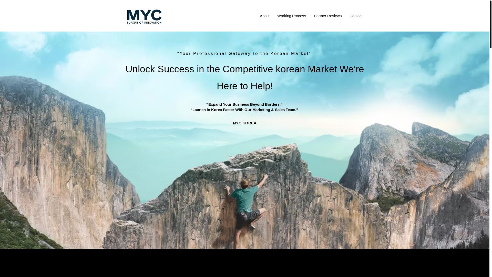 website screenshot of https://myckor.com/