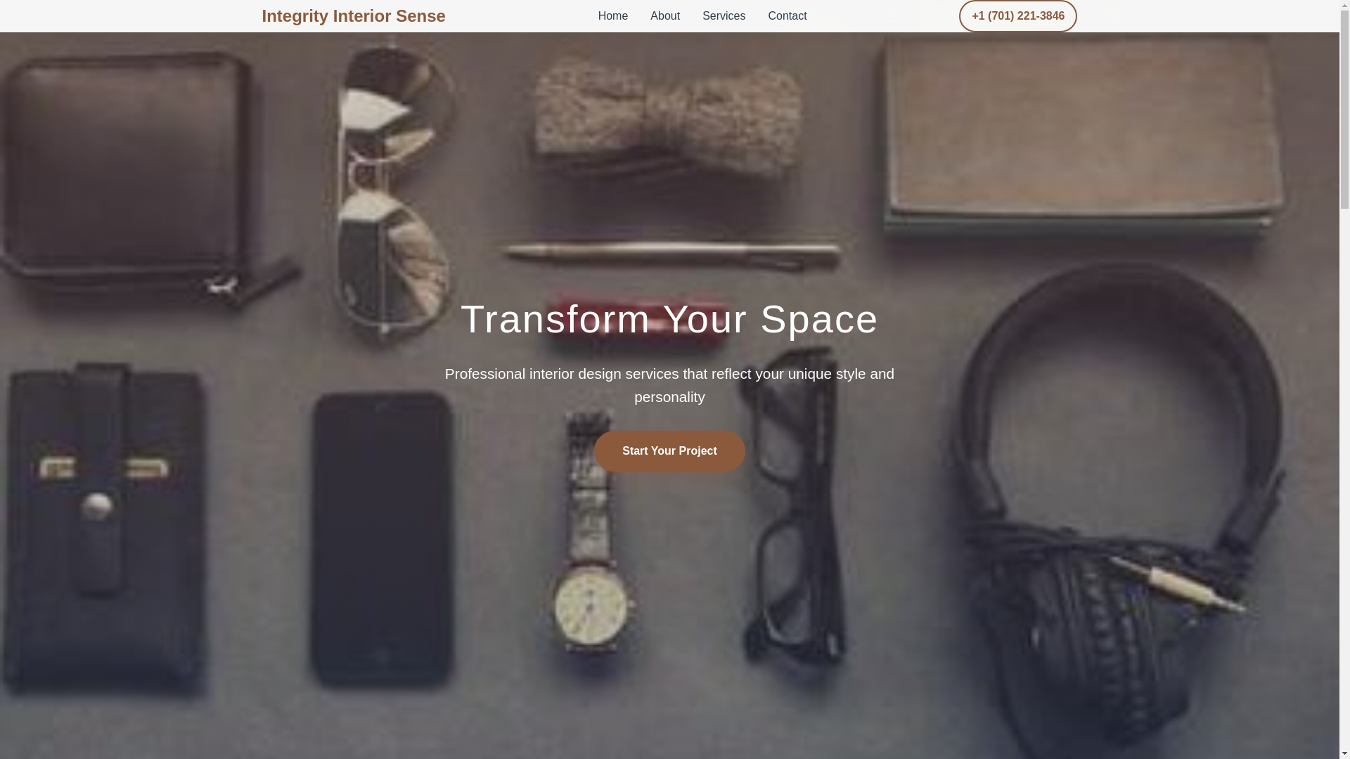 website screenshot of https://integrityinteriorsense.qpon/