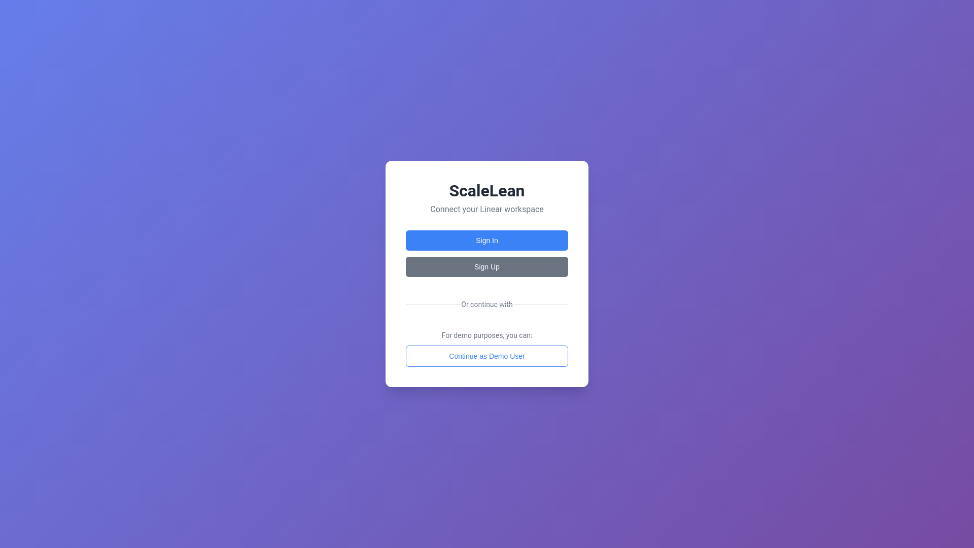website screenshot of https://scale-lean-ai-frontend.pages.dev/