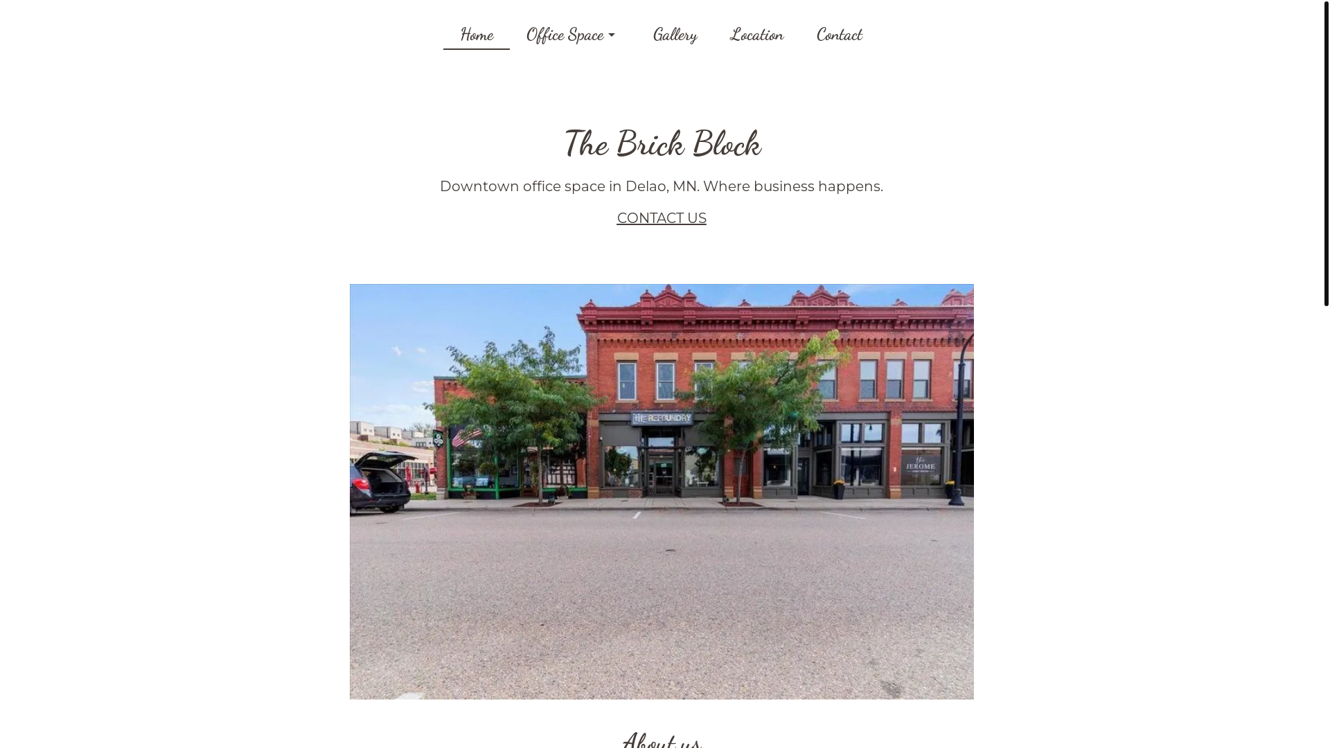 website screenshot of https://delanobrickblock.com/