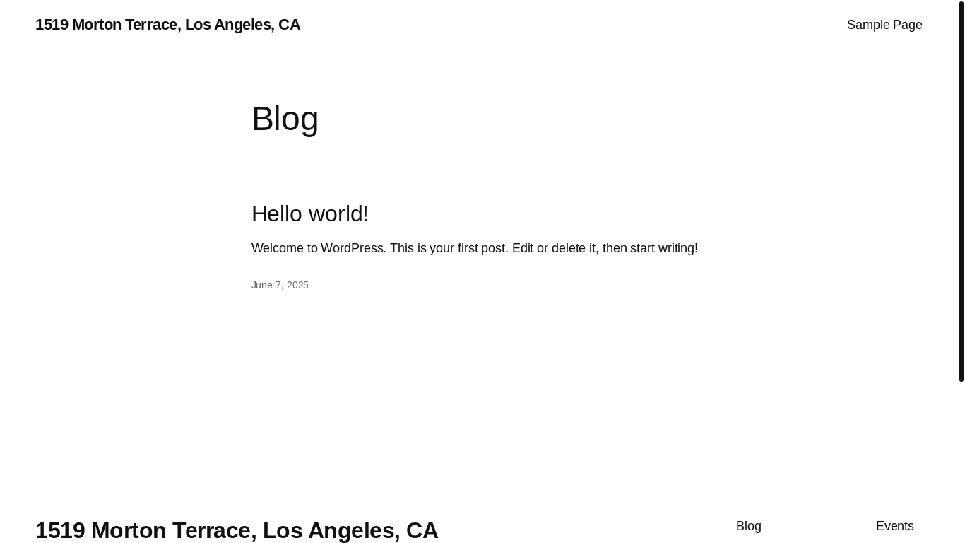 website screenshot of https://1519mortonterrace.com/