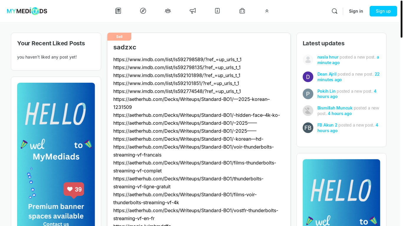 website screenshot of https://mymediads.com/sadzxc/?usp_success=2&post_id=148516&form_id=413