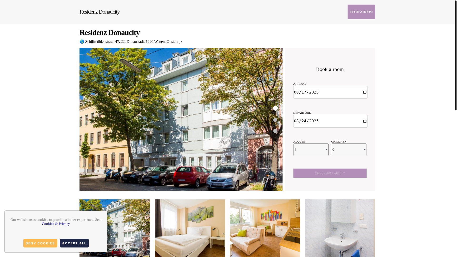 website screenshot of https://apartmenthotel-residenz-donaucity-by-gsonek.com.es/