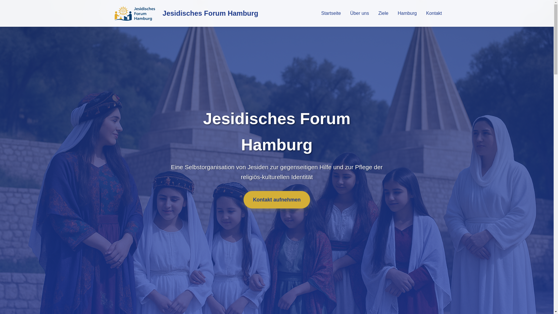 website screenshot of https://jesidisches-forum-hamburg.de/