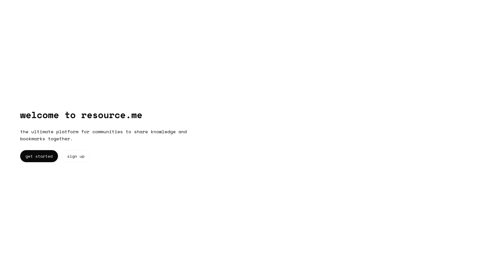 website screenshot of https://ressource.social/
