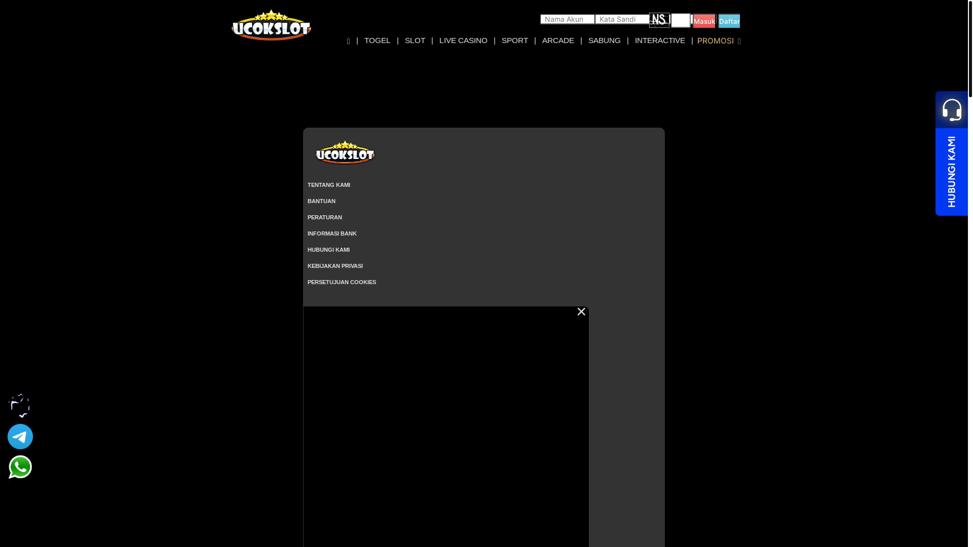 website screenshot of https://2ucokslot.sbs/