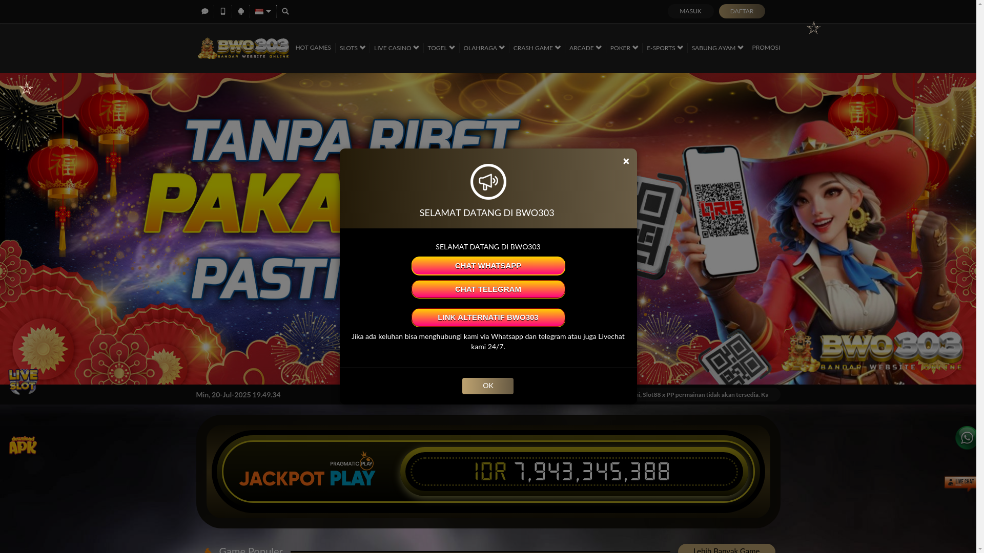 website screenshot of https://bwo303perfectpatch.space/