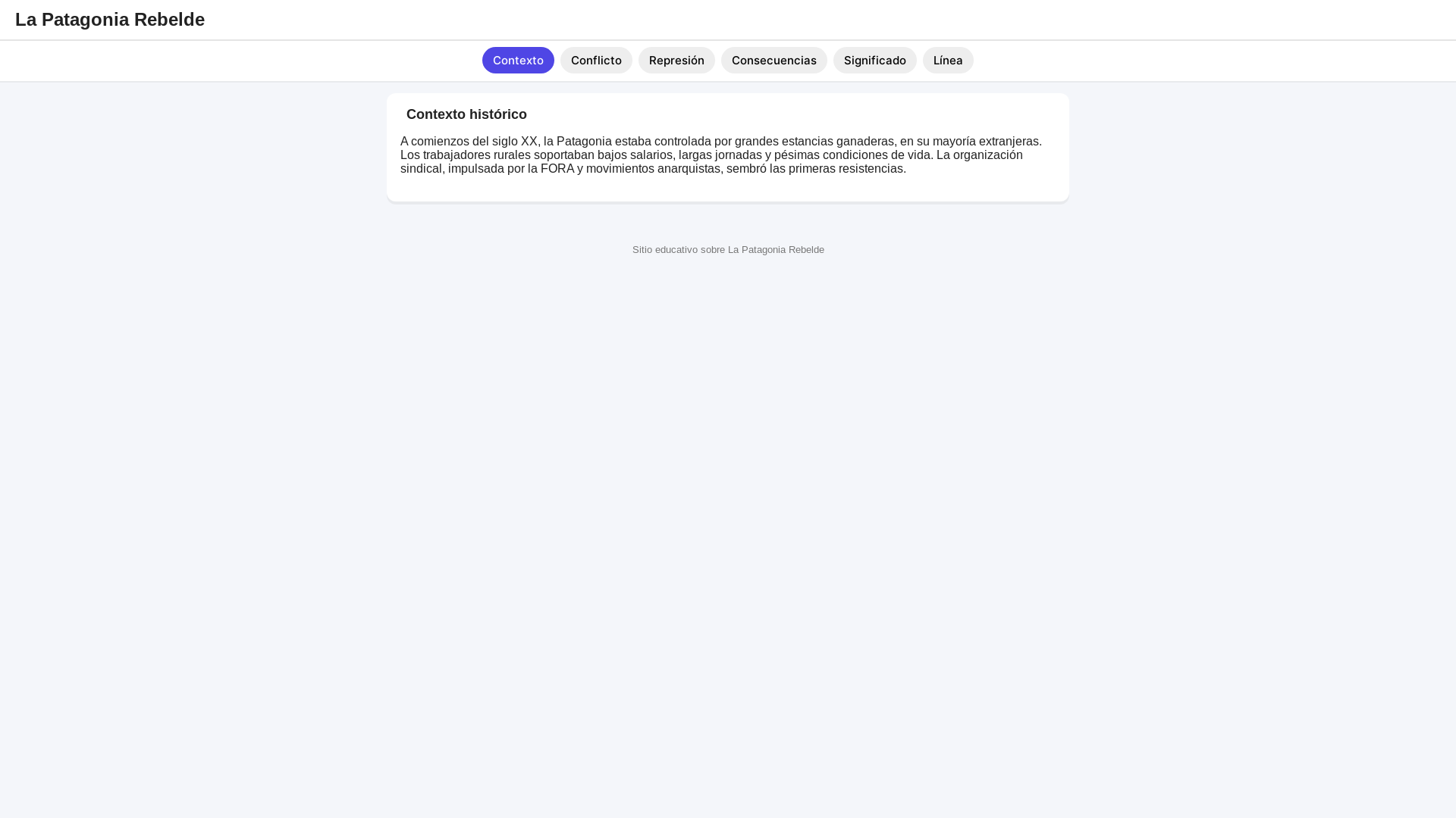 website screenshot of https://patagoniarebelde.pages.dev/