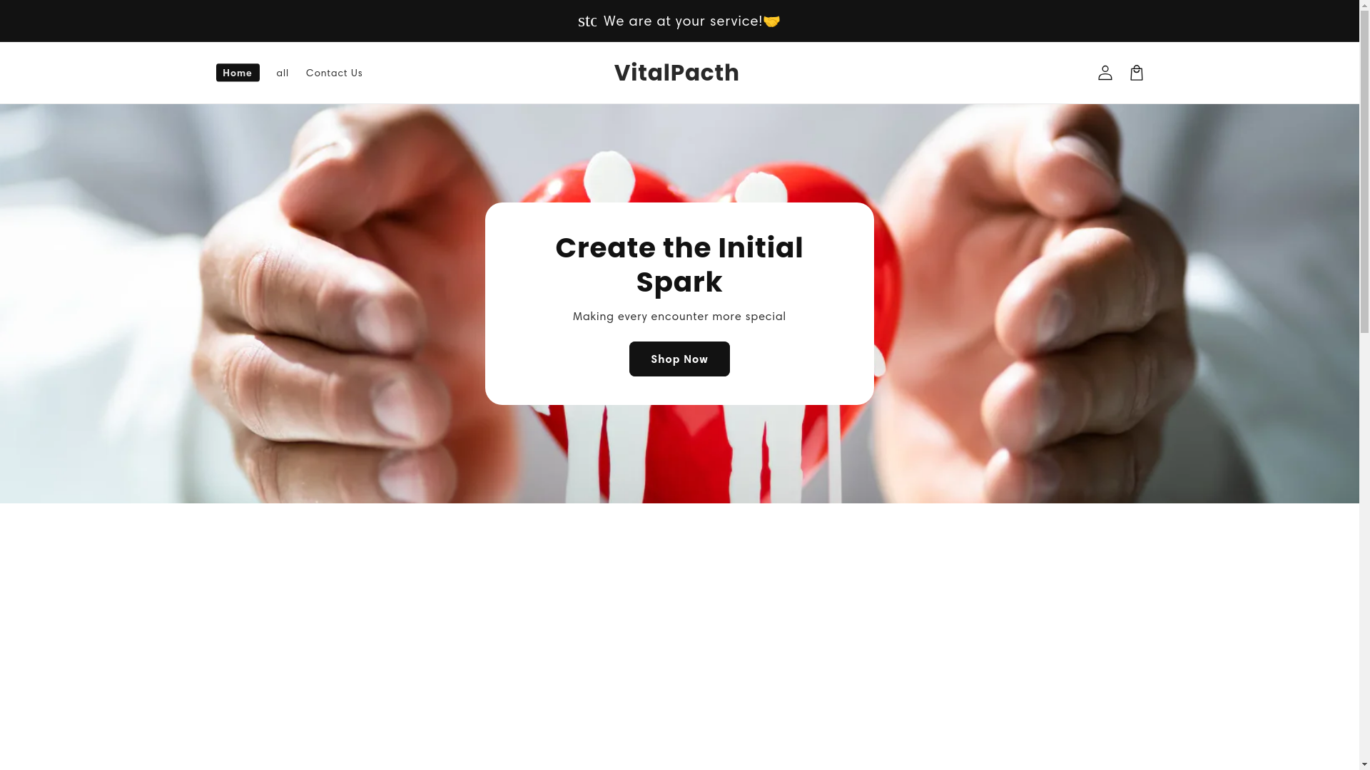 website screenshot of https://vitalpacth.shop/