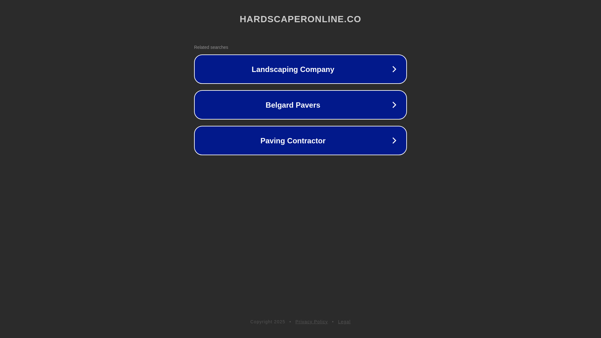 website screenshot of https://hardscaperonline.co/