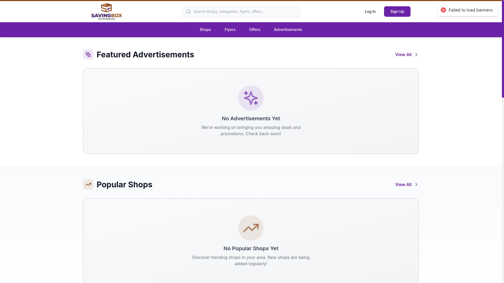 website screenshot of https://savingbox.net/