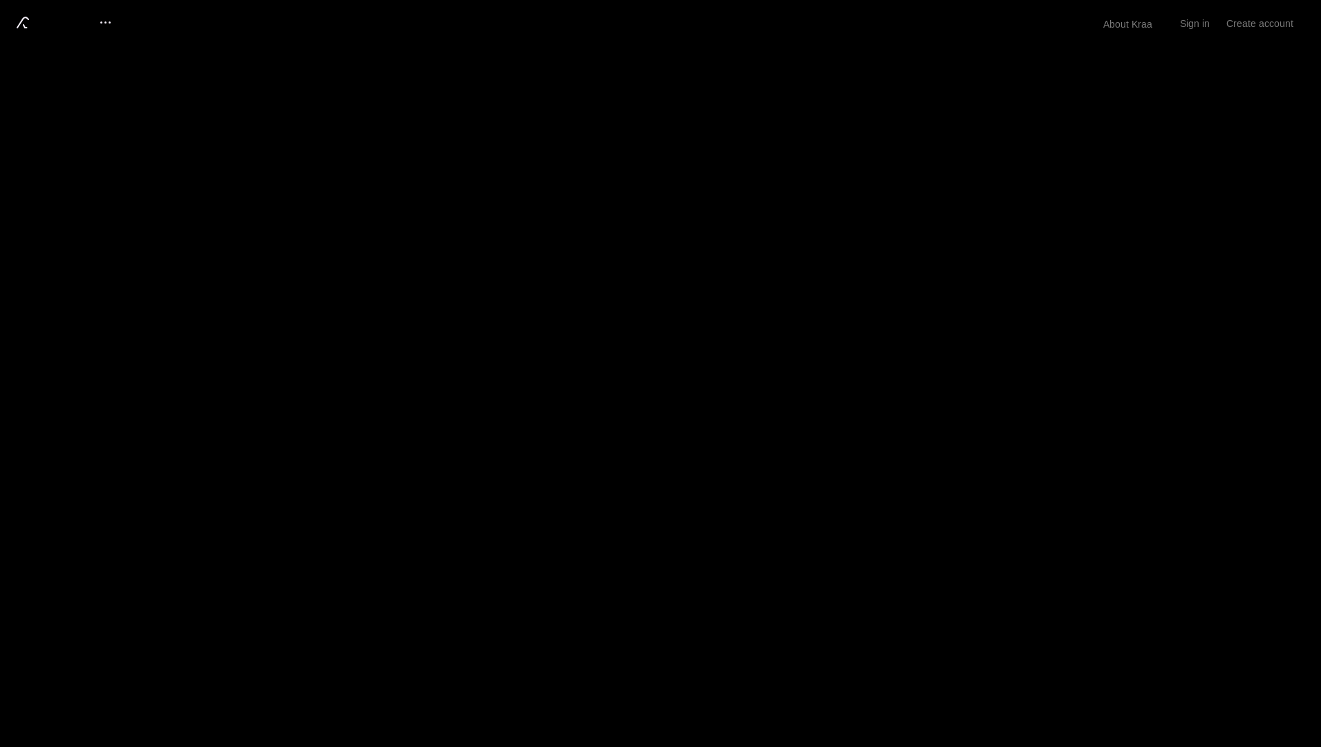 website screenshot of https://kraa.io/303413223736042752