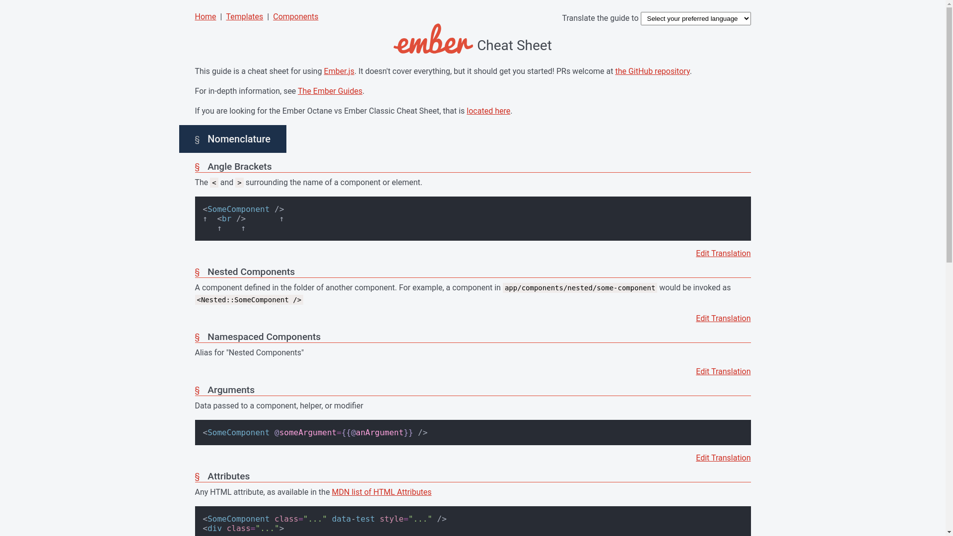 website screenshot of https://ember-cheat-sheet.pages.dev/