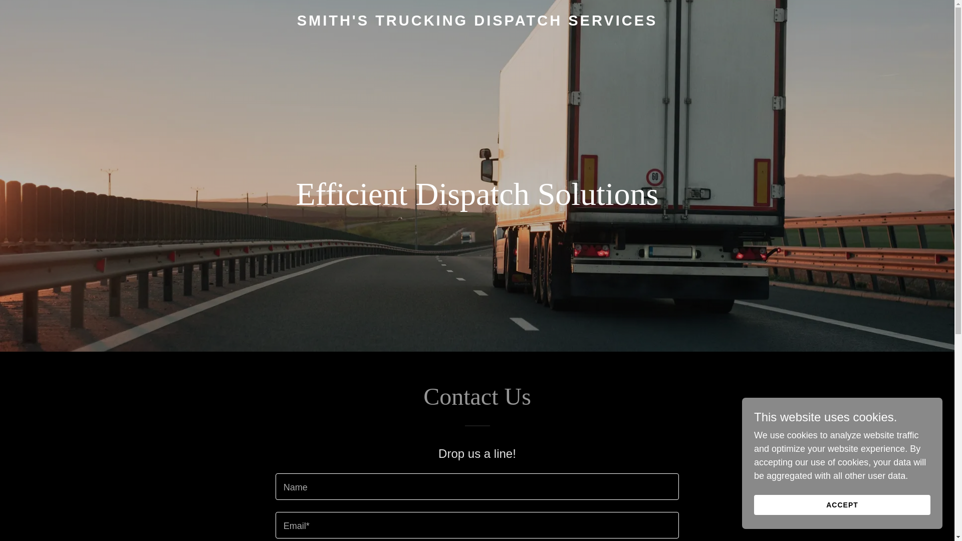 website screenshot of https://smithstruckingdispatchservices.net/