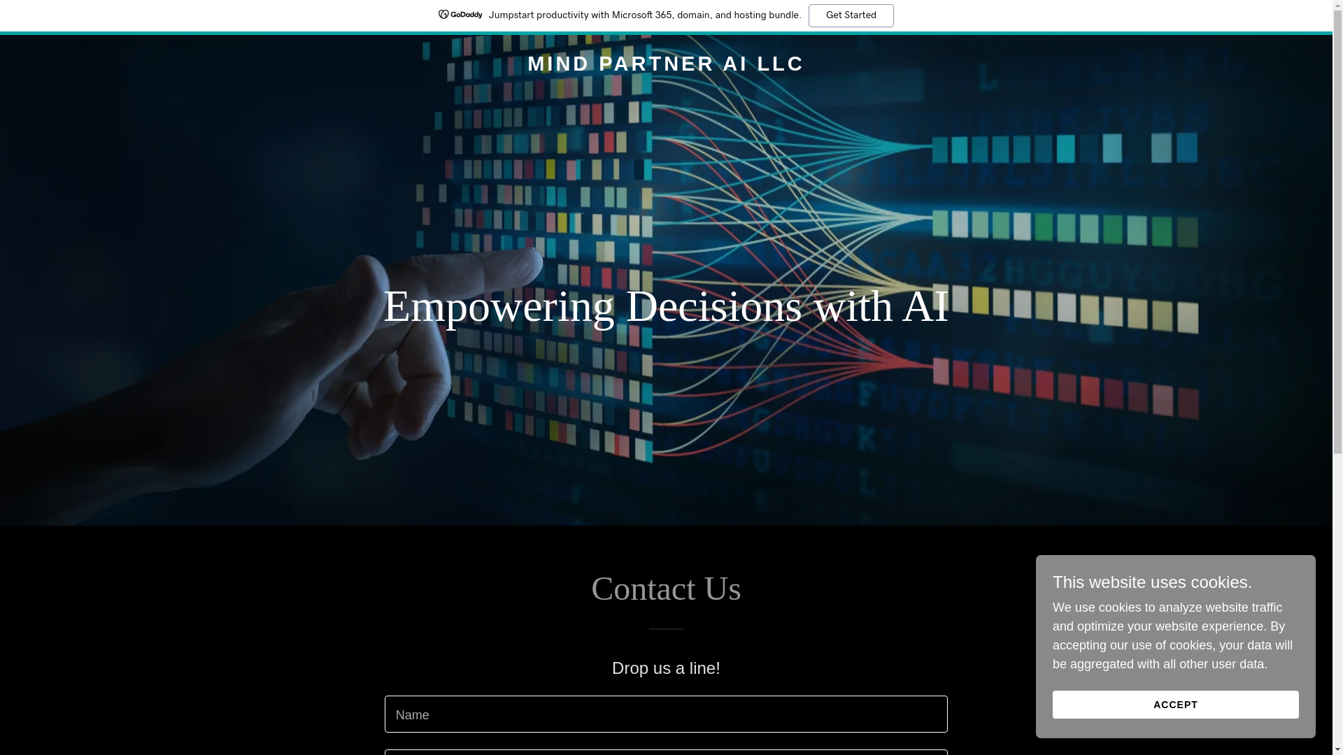 website screenshot of https://mindpartner.ai/