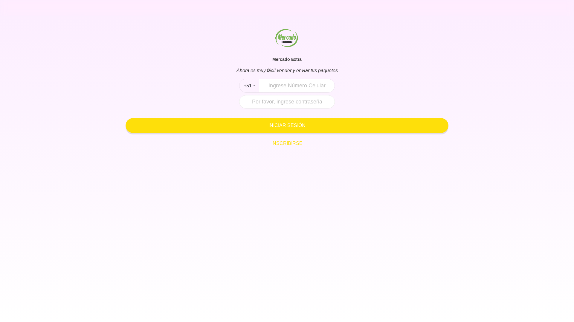 website screenshot of https://mercado-ex.work/