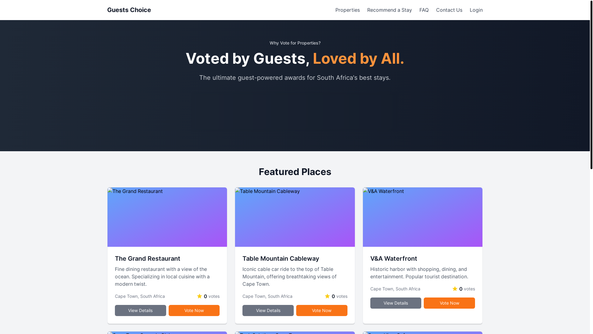 website screenshot of https://localschoice.co.za/