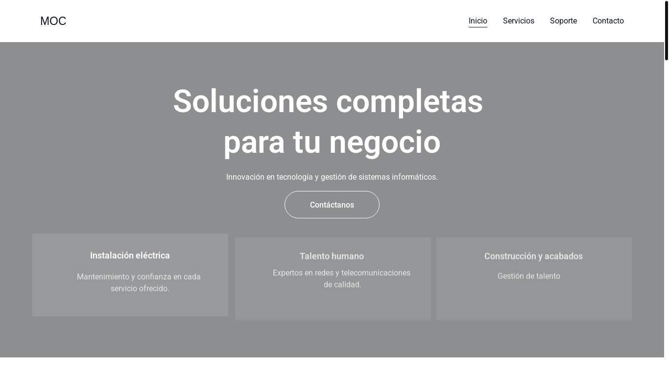 website screenshot of https://mgoneclick.com/