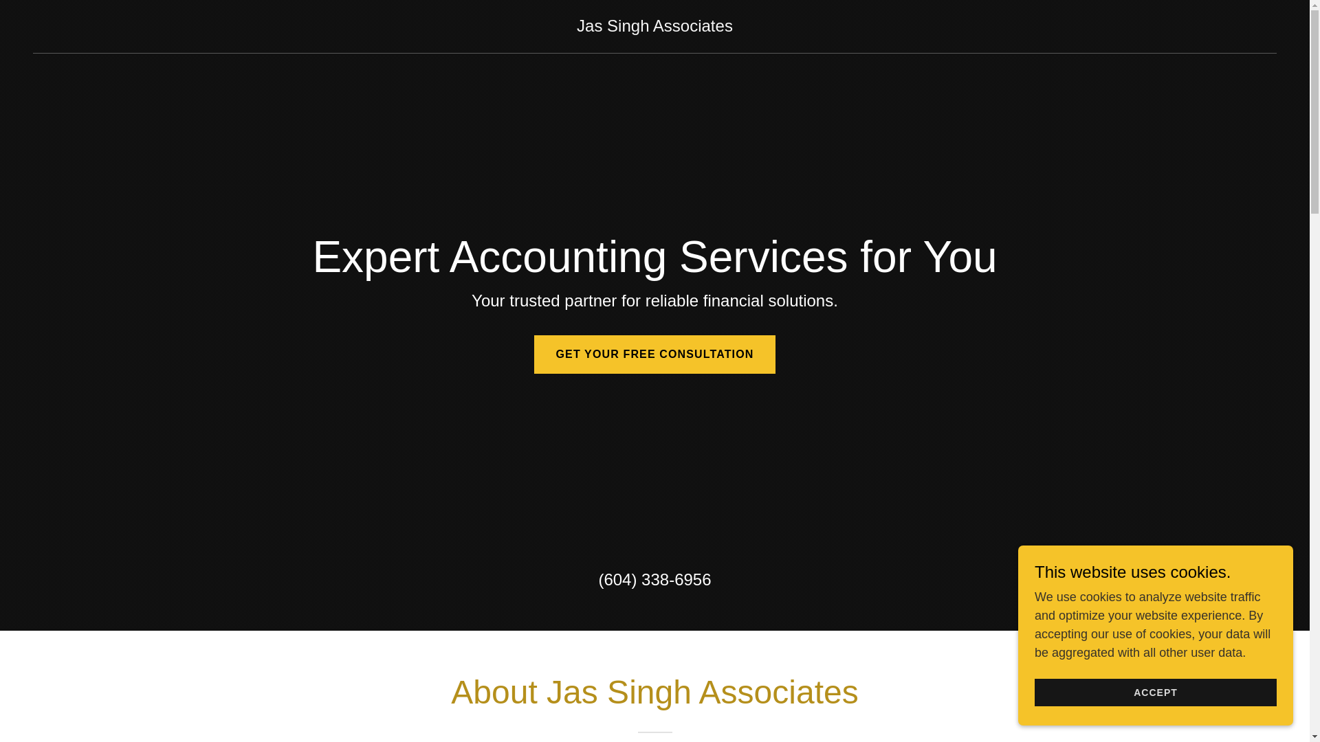website screenshot of https://jassinghassociates.com/