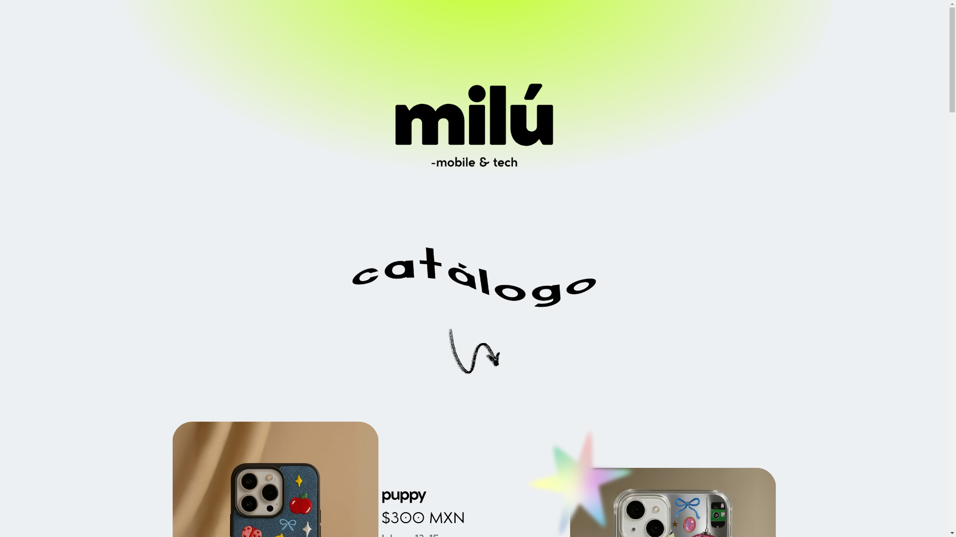 website screenshot of https://milutech.mx/