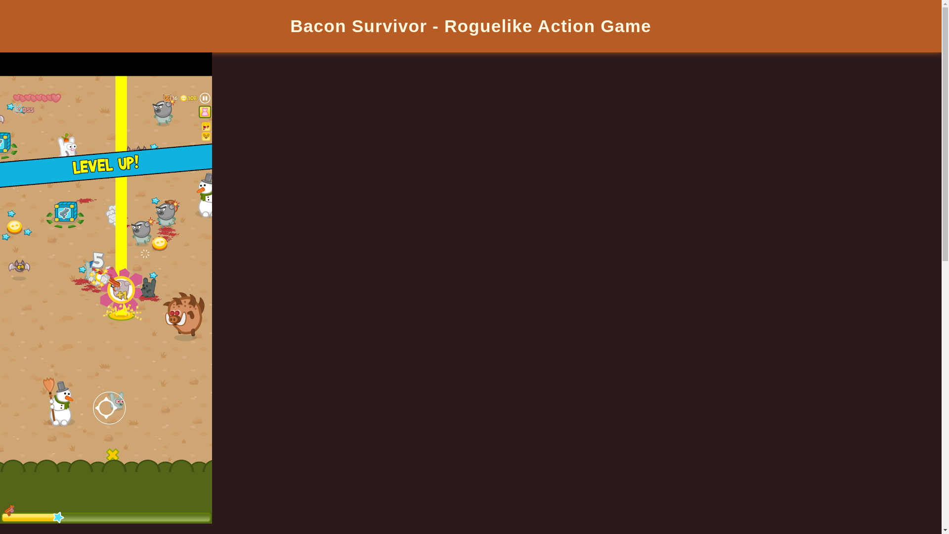 website screenshot of https://bacon-survivor.pages.dev/