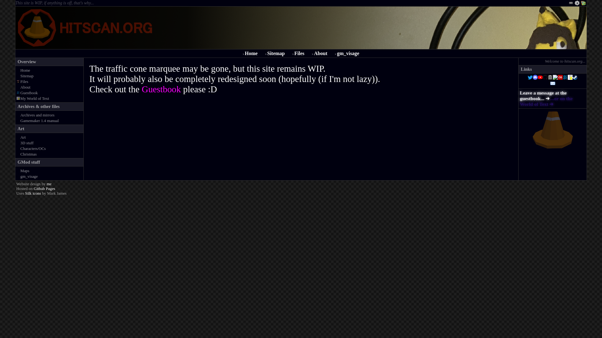 website screenshot of https://hitscan.org/