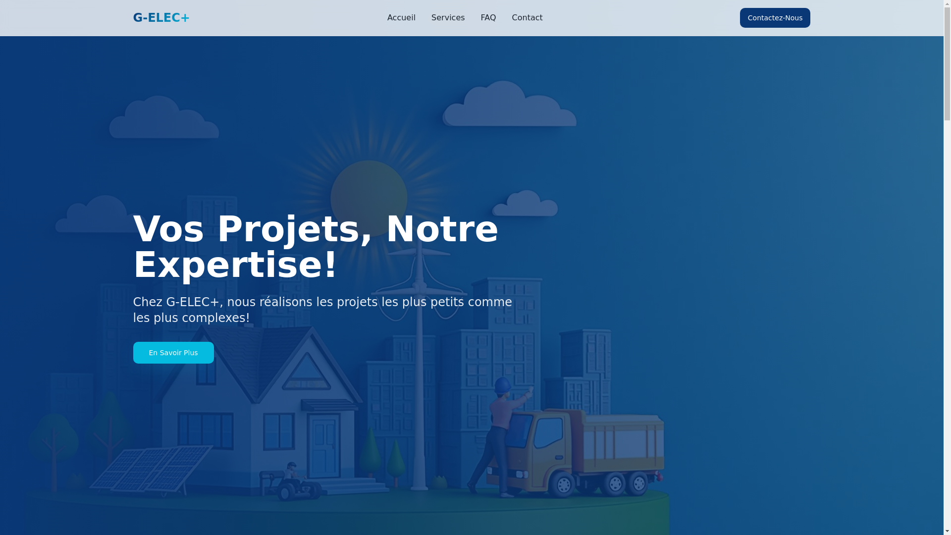website screenshot of https://gelecplus.pages.dev/