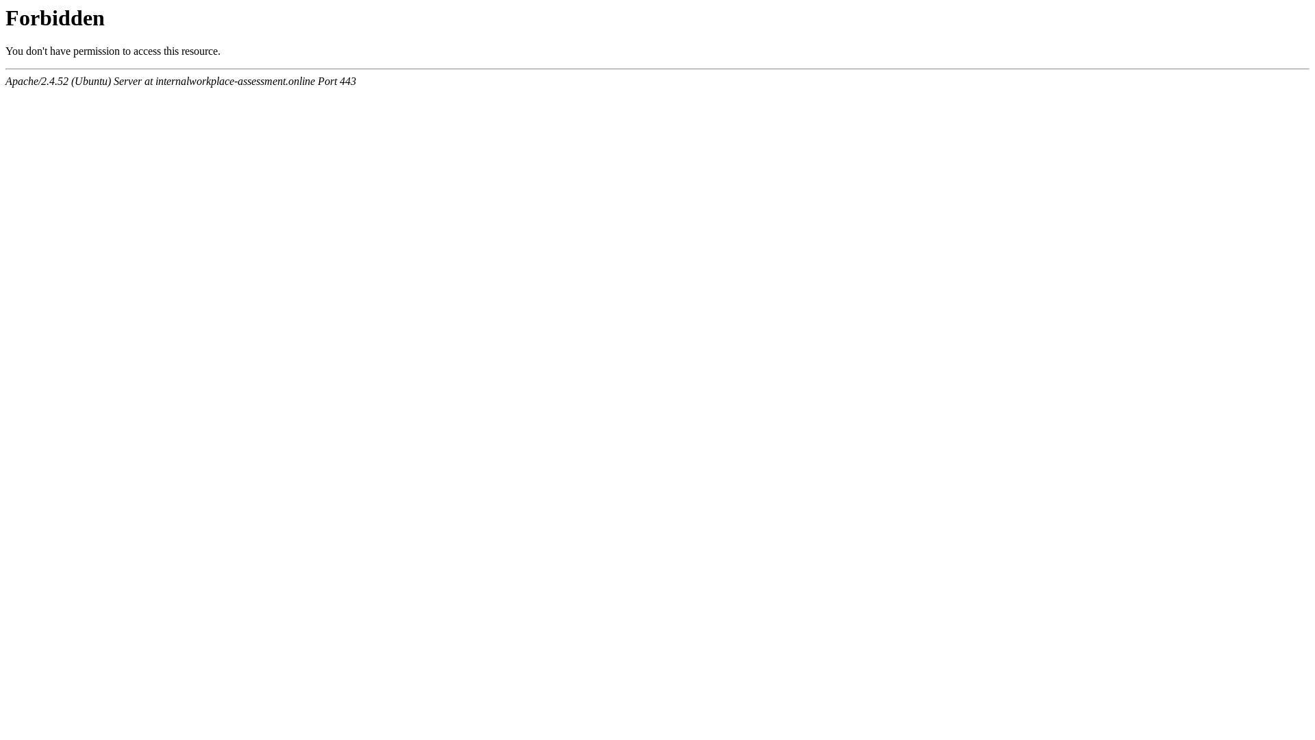 website screenshot of https://internalworkplace-assessment.online/