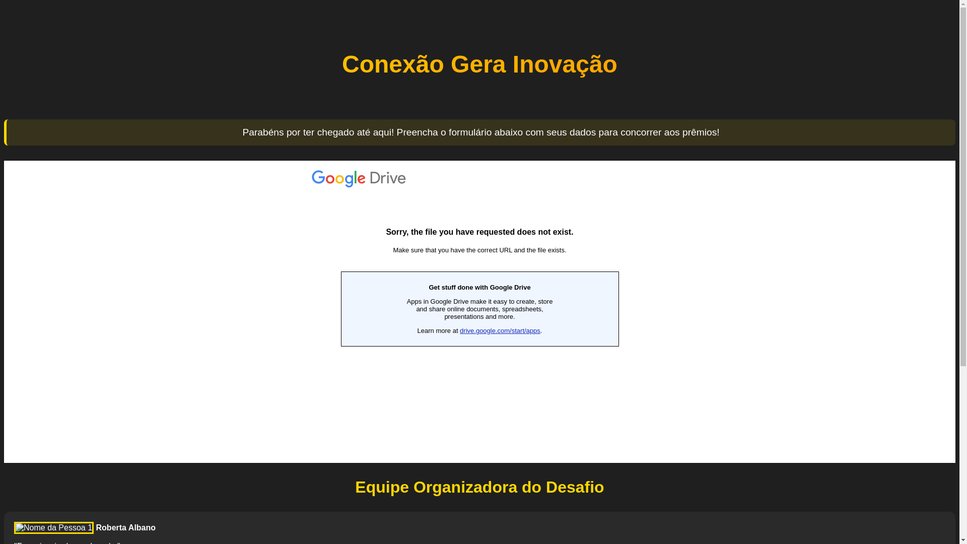website screenshot of https://conexaogerainovacao.com.br/
