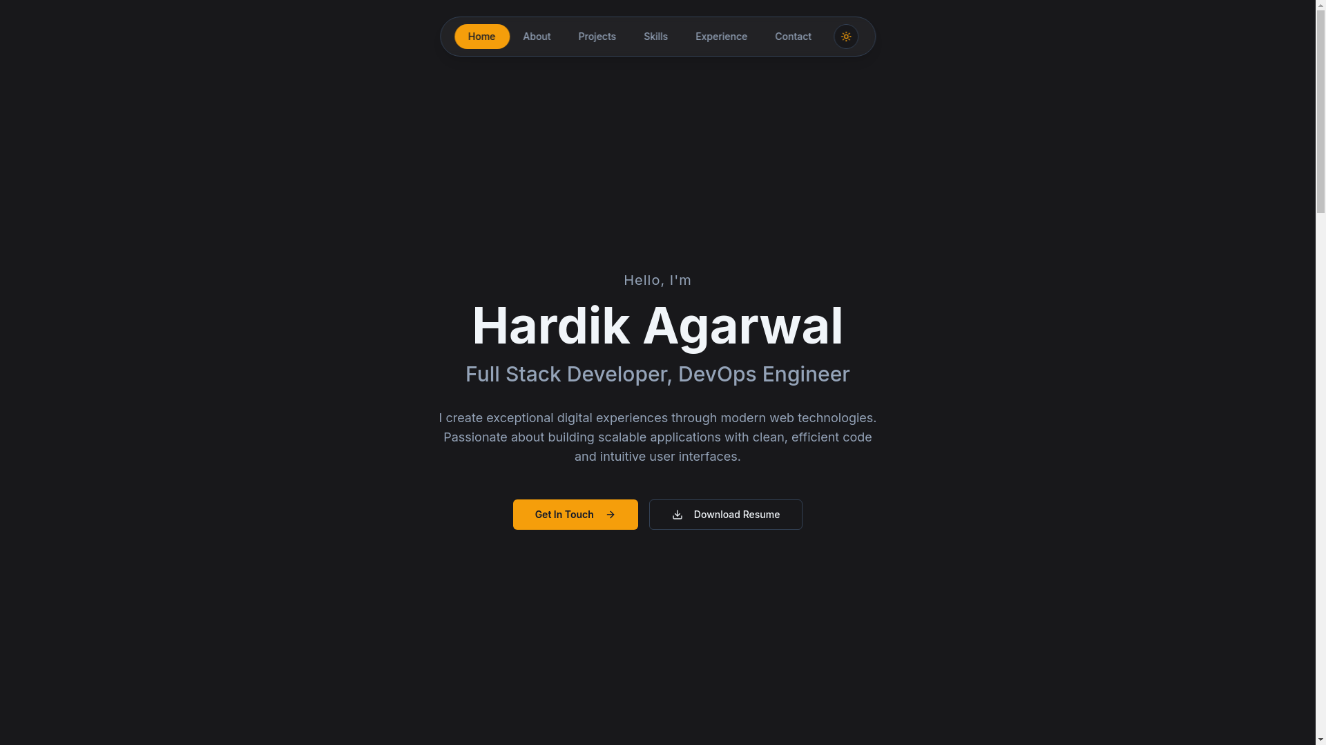 website screenshot of https://portfolio.hkweb.space/